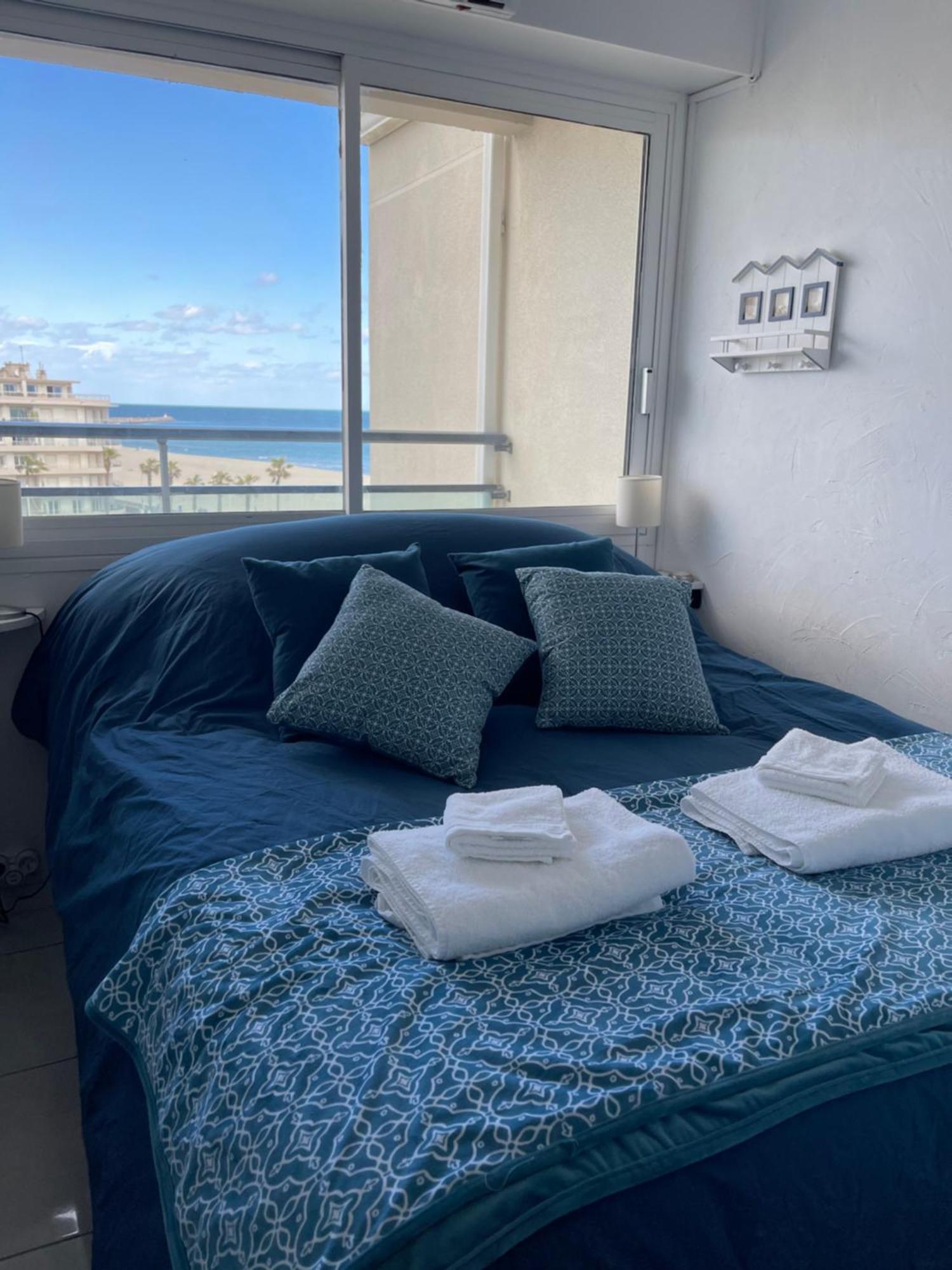 T2 Vue Mer Canet Plage - Le Petit Paradis Exteriör bild